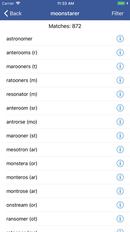Anagram Solver - Crosswords