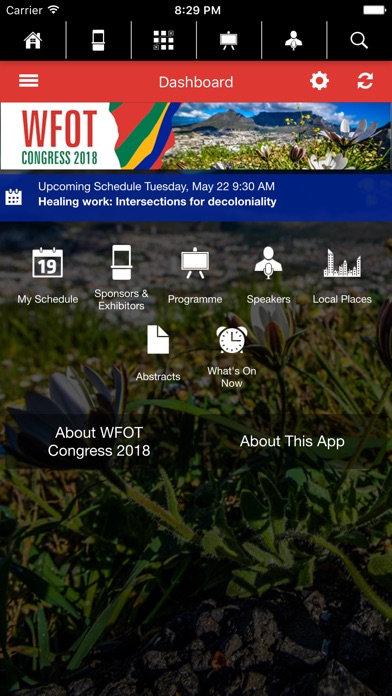 WFOT Congress 2018 screenshot 2