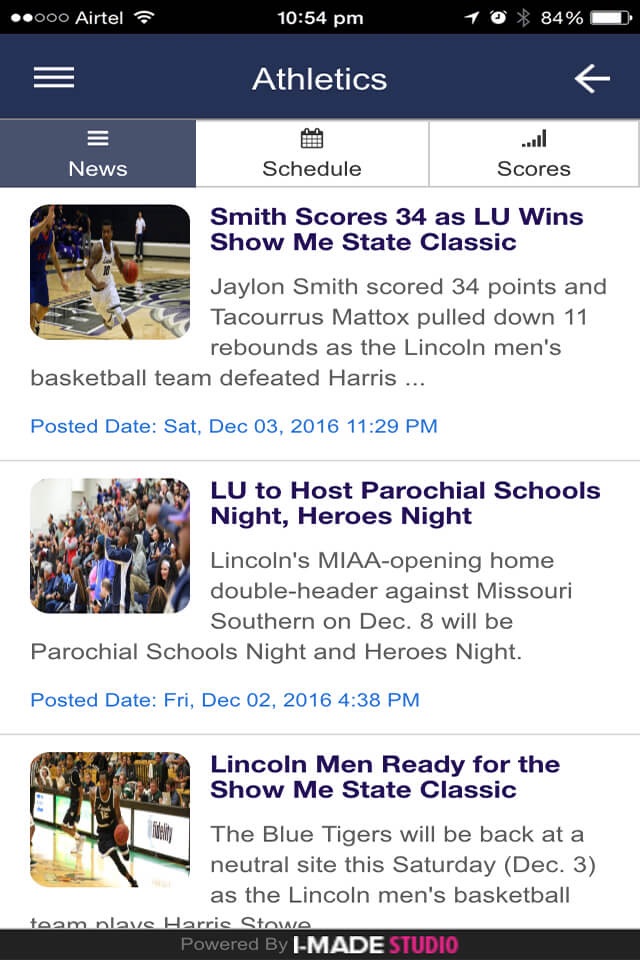 Lincoln University screenshot 3