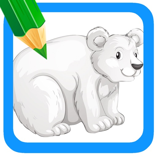 Animal Polar Bear And Friends Coloring Book
