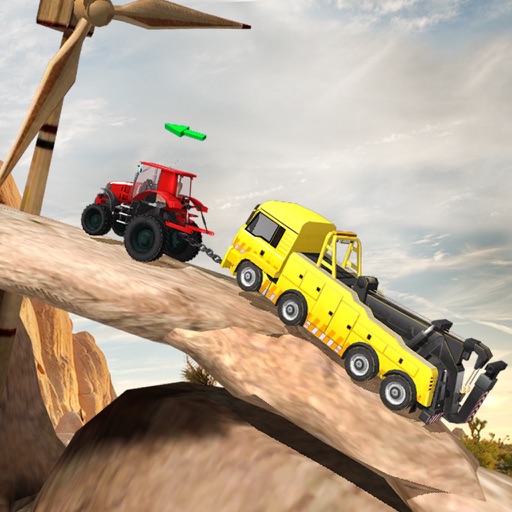 Tractor Pulling 3D Icon