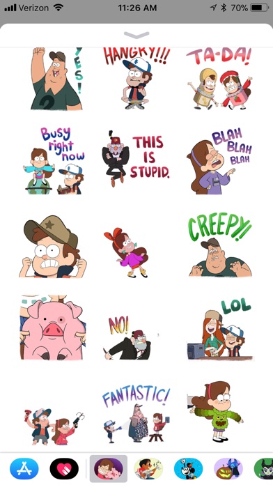 Disney Stickers: Gravity Falls screenshot 2