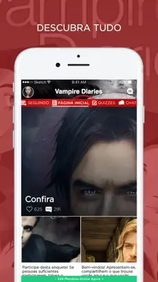 Captura de Pantalla 1 Amino para: Vampire Diaries iphone