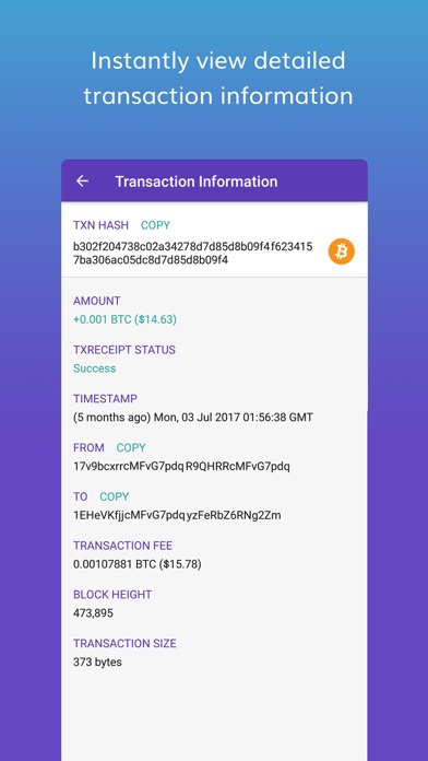 Enjin Cryptocurrency Wallet screenshot 2