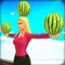 To be the gun shooting expert you need to shoot the watermelons in the real paradise island