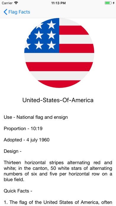 Flag Facts screenshot 2