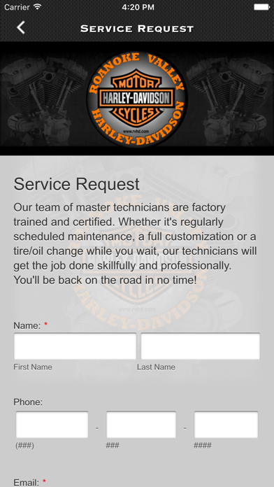 How to cancel & delete Roanoke Valley Harley-Davidson from iphone & ipad 3