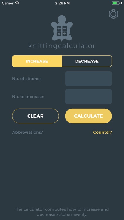 Knitting Calculator