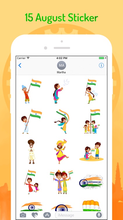 Independence Day Sticker 15Aug screenshot-3