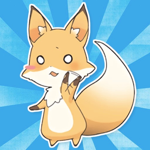 Girly Fox! Stickers iOS App