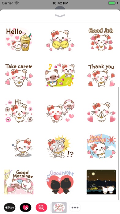Kitty Bear Animated Stickers screenshot 3