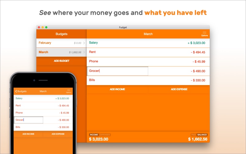 Fudget: Budget Planner Tracker