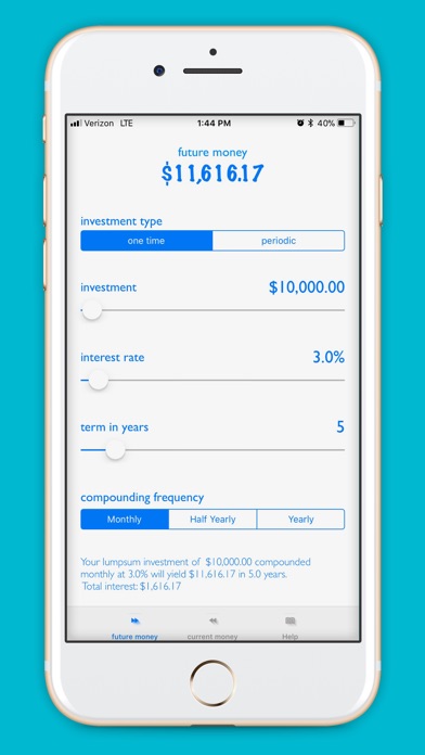 funny moni time value calc screenshot 2