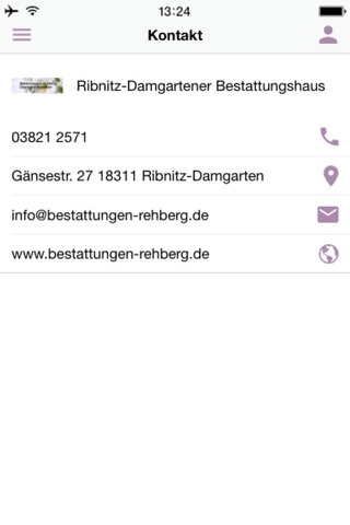 Ribnitz-Damgarten Bestattungen screenshot 4