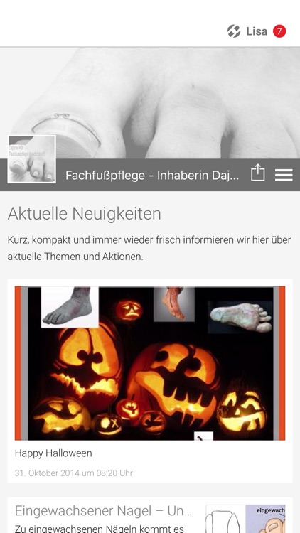 Fußpflege App