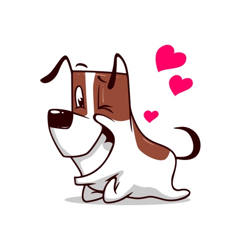Cute Dog Emojis Stickers For iMessage icon