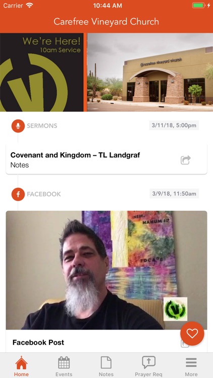 Carefree Vineyard Church App
