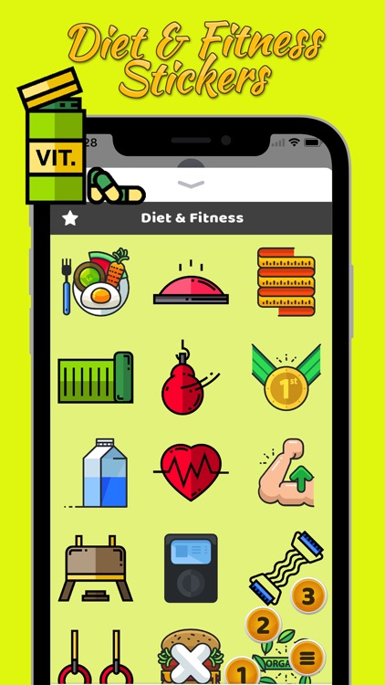 Diet & Fitness Stickers