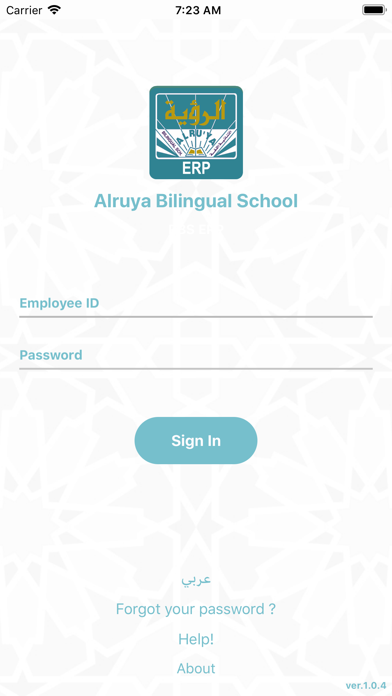 How to cancel & delete Al-Ruya Bilingual School ERP from iphone & ipad 1