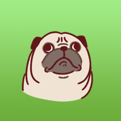 Pugmoji - Cute Pug Dog Sticker