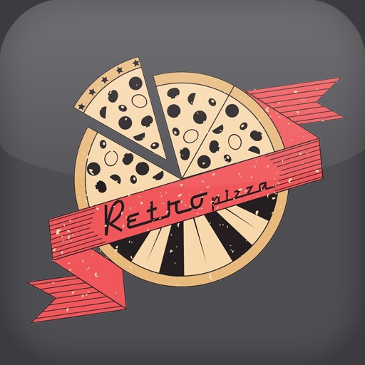 Retro pizza