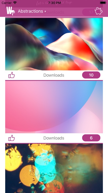 Wallpapers abstractions
