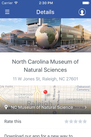 NC Museum of Natural Sciences screenshot 2