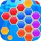This puzzle blocks game bring to you hexablock with various shapes and great sound music