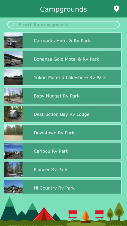 Yukon Campgrounds & Parks