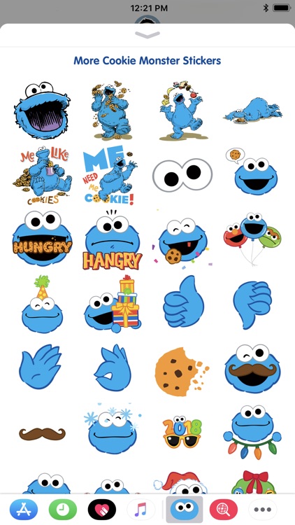 Cookie Monster Stickers
