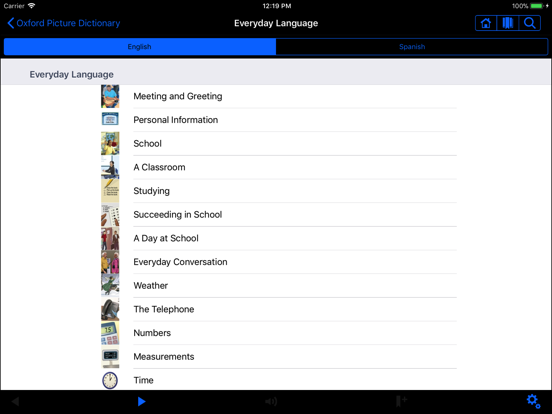 Screenshot #6 pour Oxford Picture Dictionary Demo