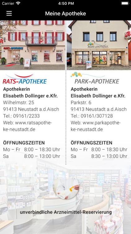 Rats- / Park-Apotheke - E. D.