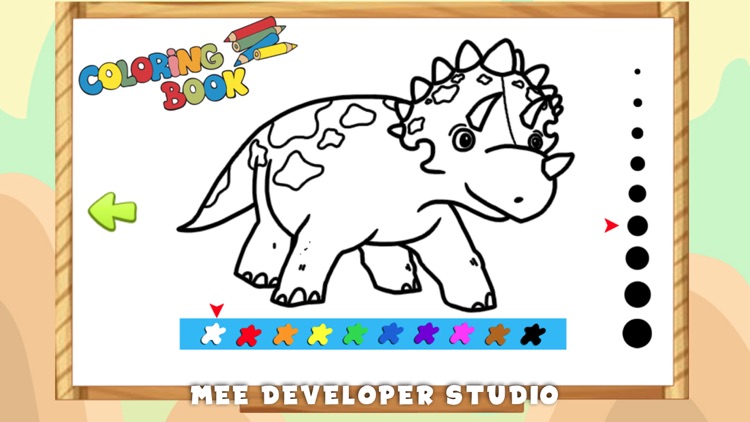 Dino World Dinosaur Coloring