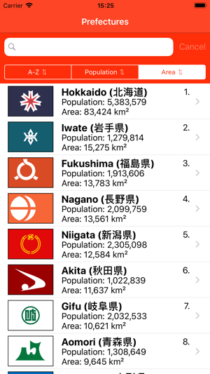 Prefectures of Japan Map Flag(圖6)-速報App