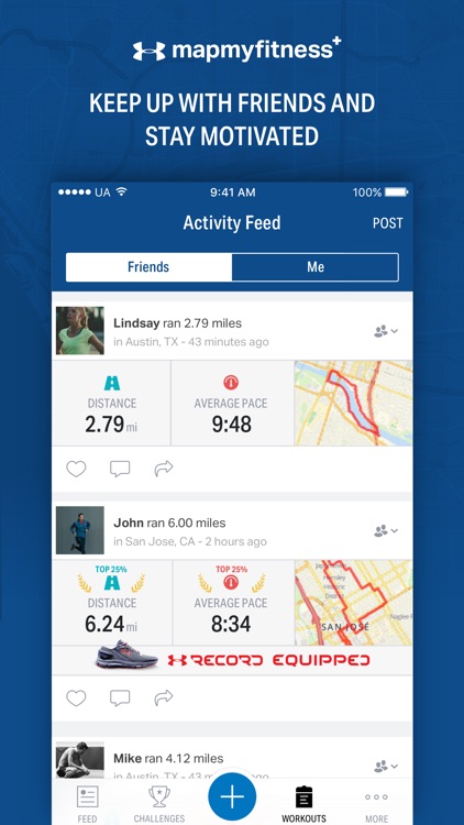 Map My Fitness+ - GPS Workout Trainer & Tracker