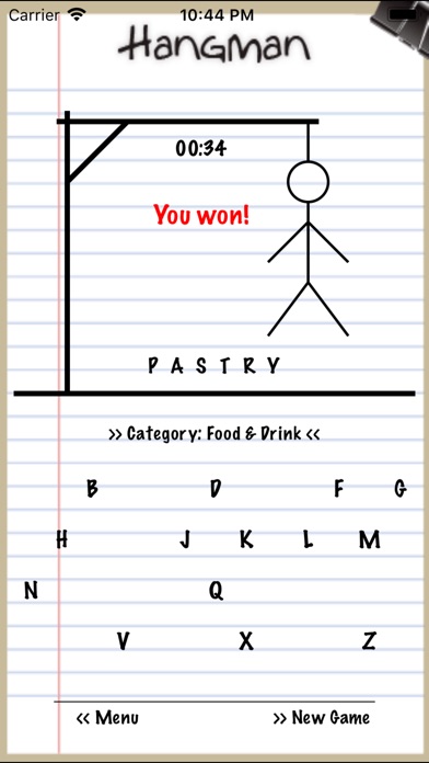 Hangman Classic screenshot1
