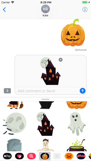 Happy Halloween Spooked Emoji(圖2)-速報App