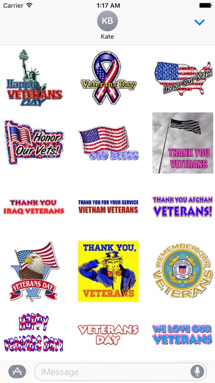 Animated Happy Veterans Day