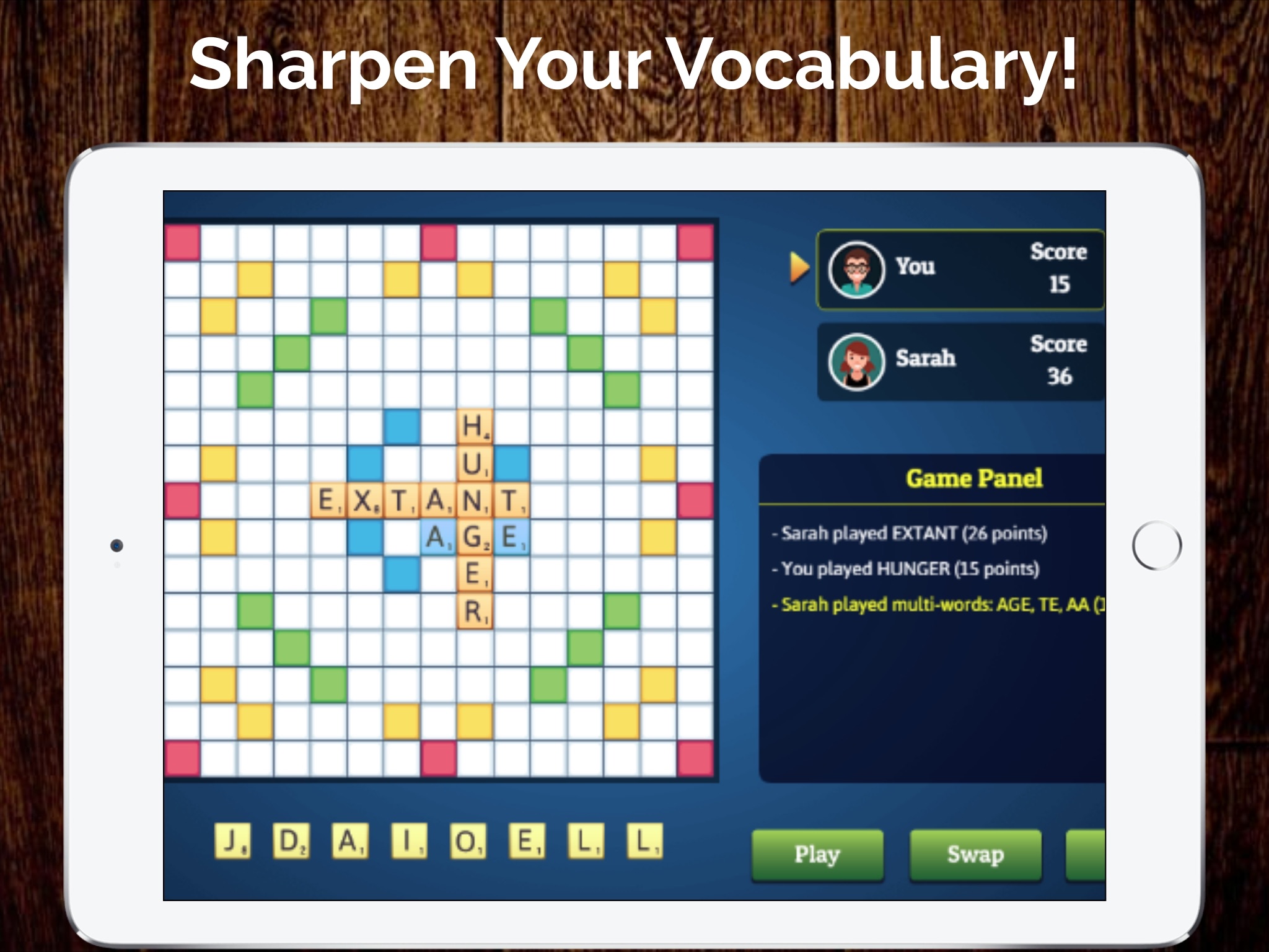 Wordmeister Solo Word Puzzle screenshot 2