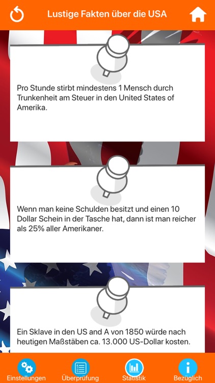 USA Wissenstest Quiz