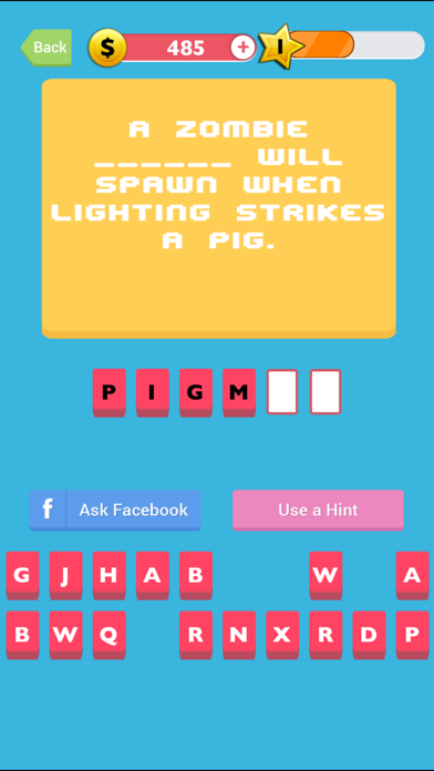 Pocket Trivia for Min... screenshot1