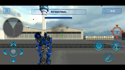 Mech Warrior Robot Airplane 3D screenshot 2