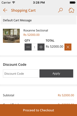 Oho Furniture App - náhled