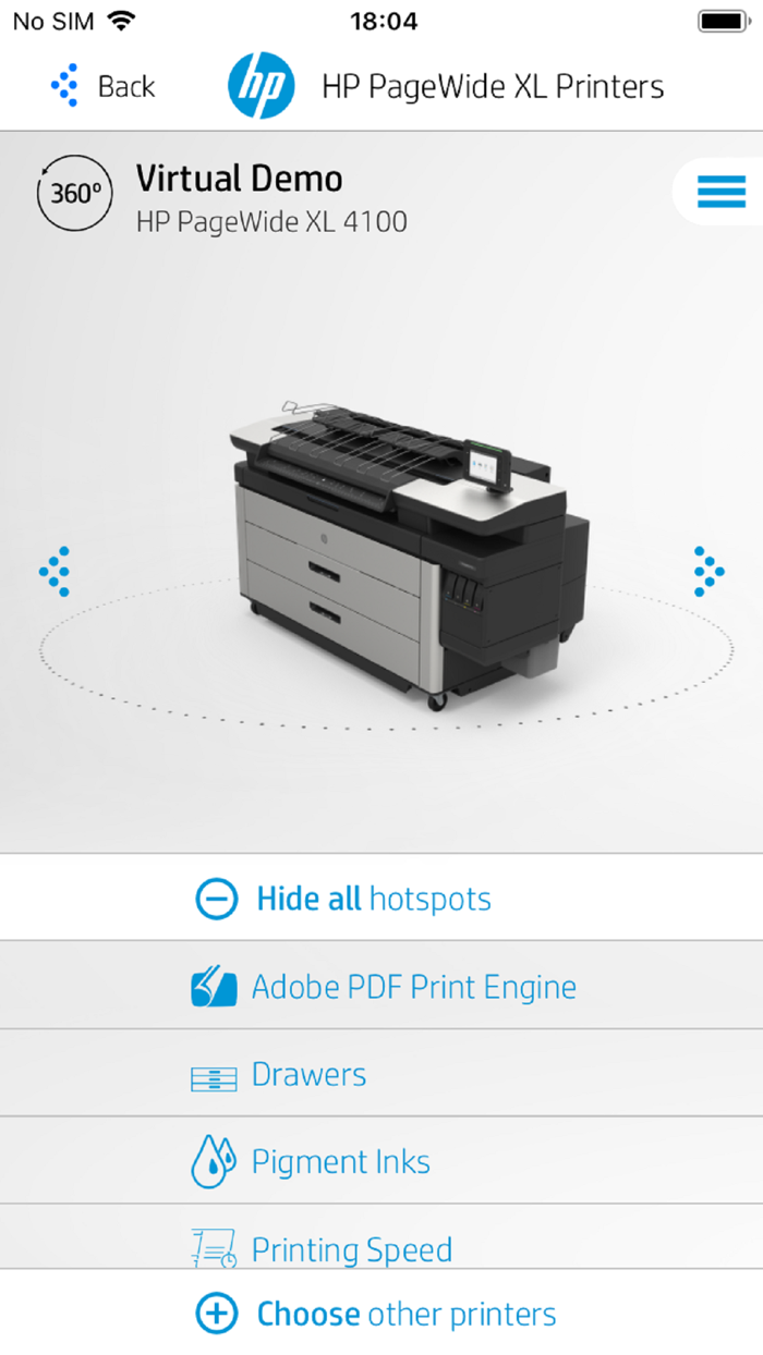 HP PageWide XL Virtual Demo