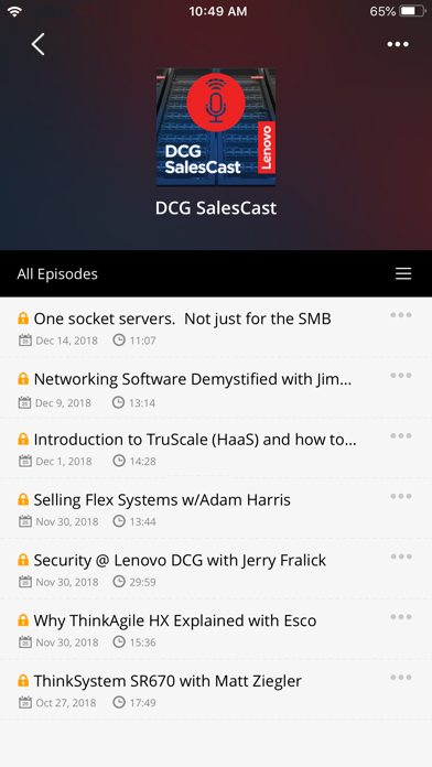 Lenovo Podcasts screenshot 2