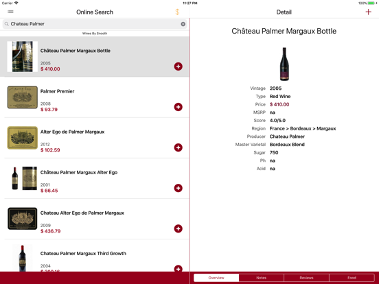 Wine Cellar Database  - search and manage your delectable vino winery finder. Rate, track and share your wines screenshot