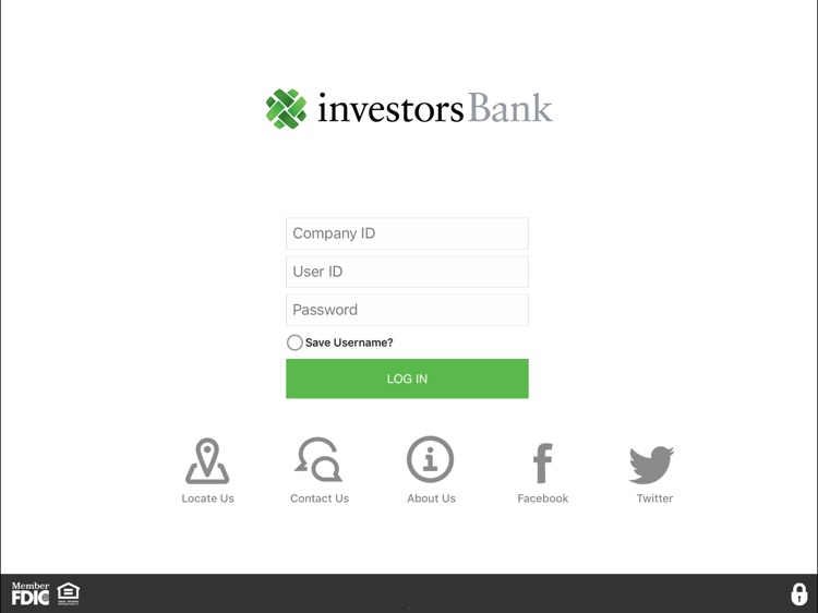 Investors Bank Bus. for iPad