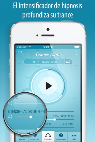 «Comer sano» hipnosis PRO screenshot 4