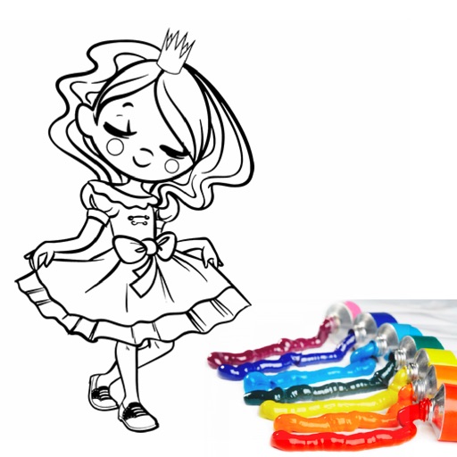 Paint and coloring princesses Download
