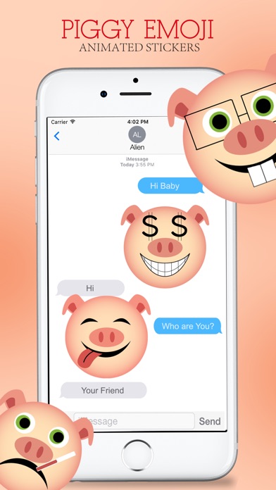 Animated Piggy Stickers! screenshot 4